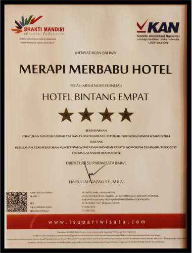Sertifikat Hotel